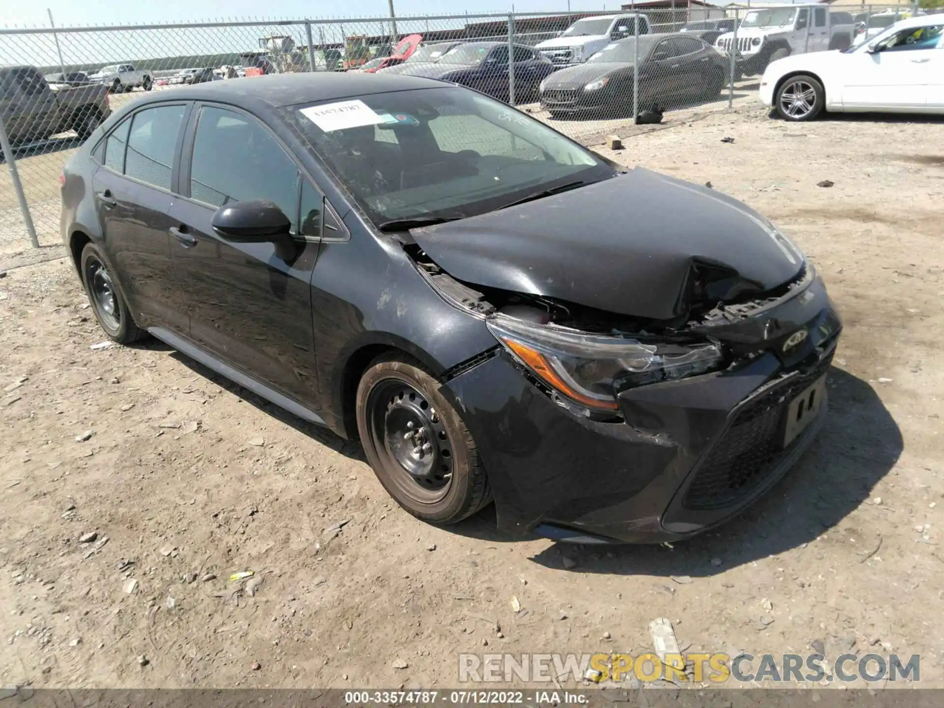 1 Photograph of a damaged car 5YFEPRAE4LP104470 TOYOTA COROLLA 2020