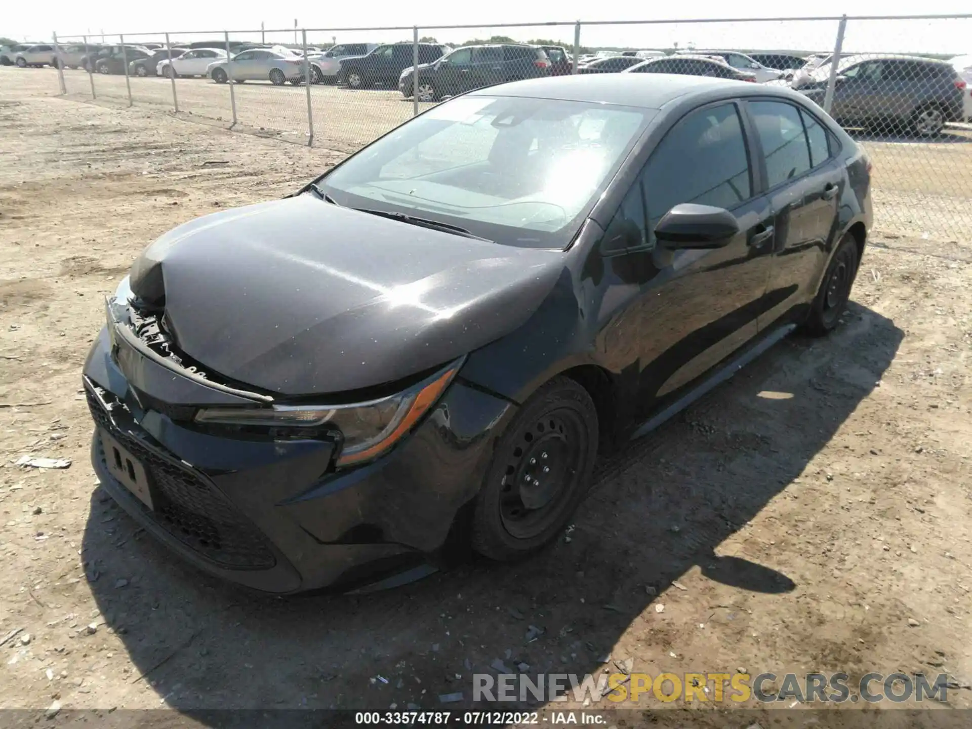 2 Photograph of a damaged car 5YFEPRAE4LP104470 TOYOTA COROLLA 2020