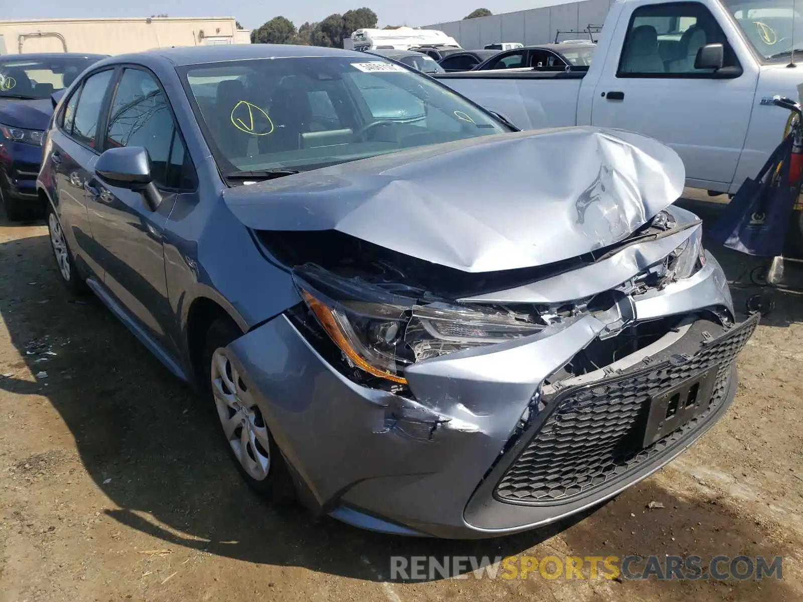 9 Photograph of a damaged car 5YFEPRAE4LP105389 TOYOTA COROLLA 2020