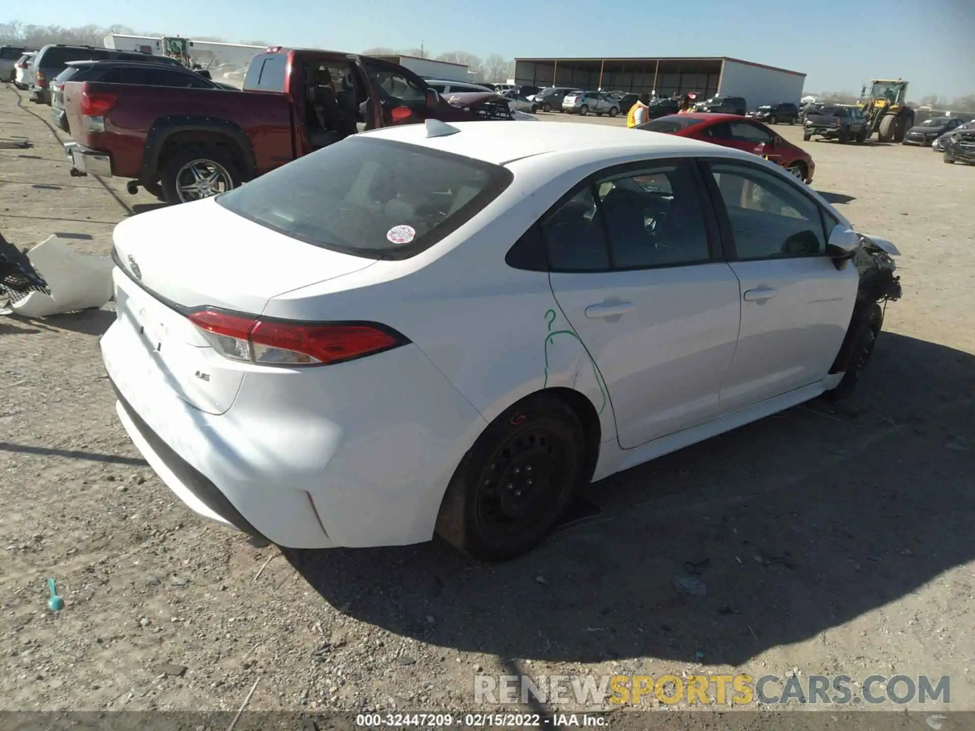 4 Photograph of a damaged car 5YFEPRAE4LP106185 TOYOTA COROLLA 2020