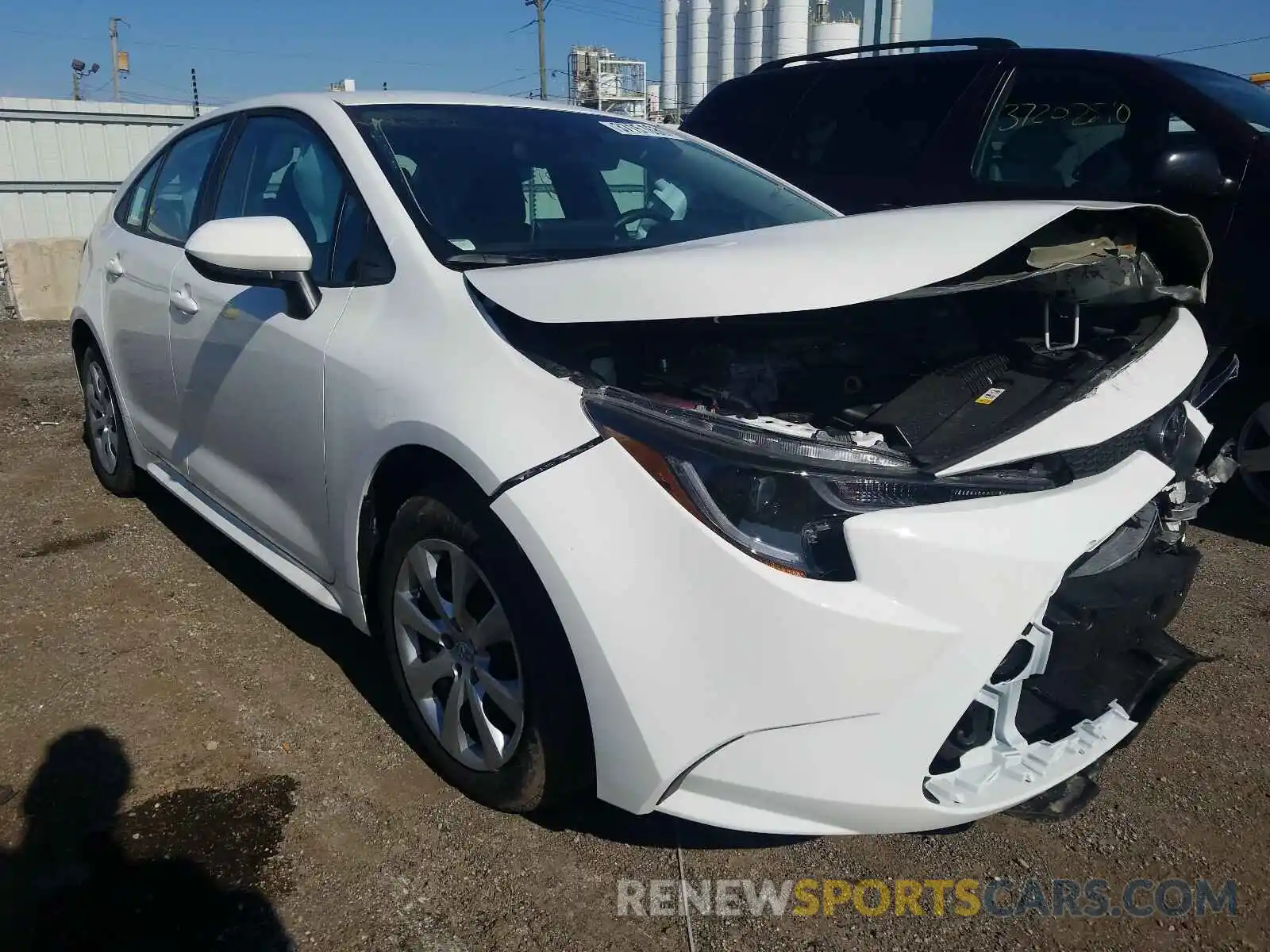 1 Photograph of a damaged car 5YFEPRAE4LP106428 TOYOTA COROLLA 2020