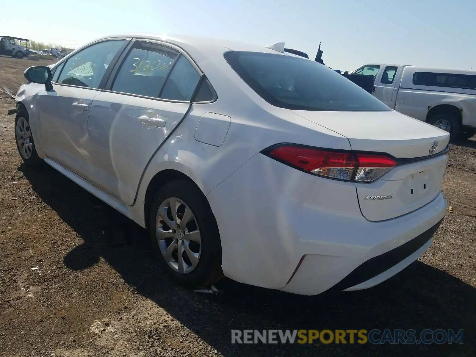 3 Photograph of a damaged car 5YFEPRAE4LP106428 TOYOTA COROLLA 2020