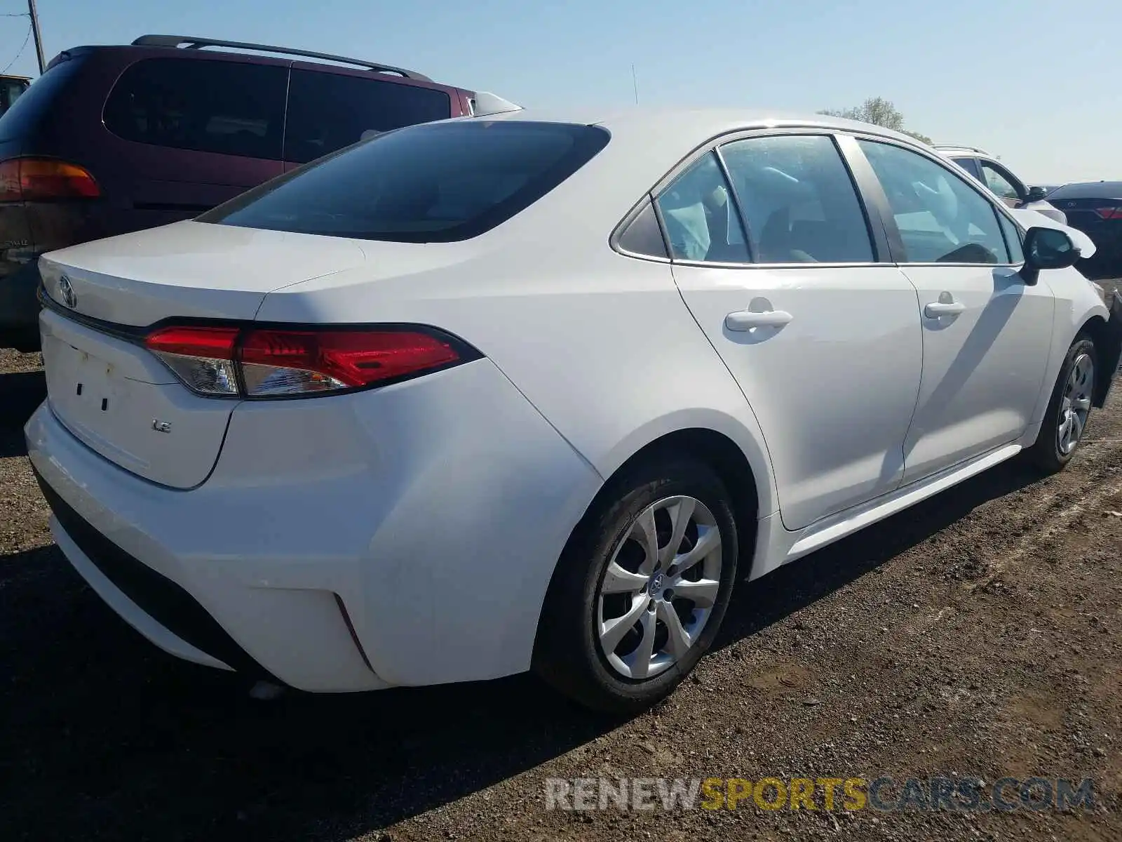 4 Photograph of a damaged car 5YFEPRAE4LP106428 TOYOTA COROLLA 2020