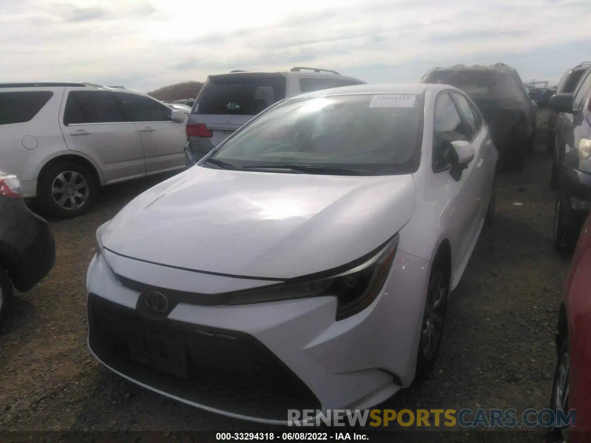 2 Photograph of a damaged car 5YFEPRAE4LP106719 TOYOTA COROLLA 2020