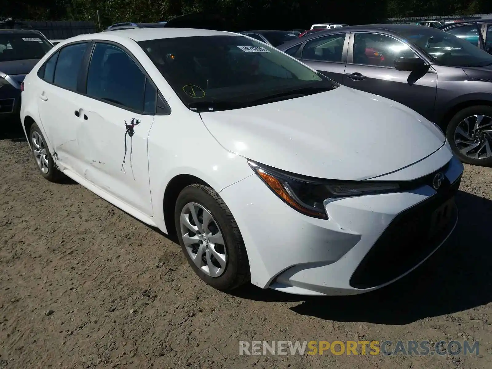 1 Photograph of a damaged car 5YFEPRAE4LP107059 TOYOTA COROLLA 2020