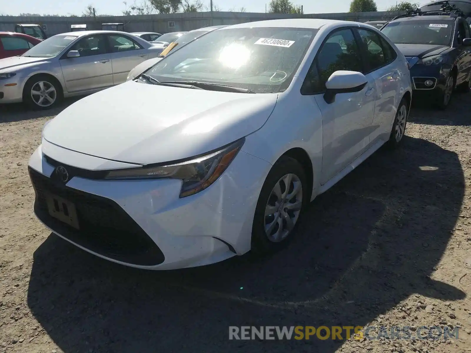 2 Photograph of a damaged car 5YFEPRAE4LP107059 TOYOTA COROLLA 2020