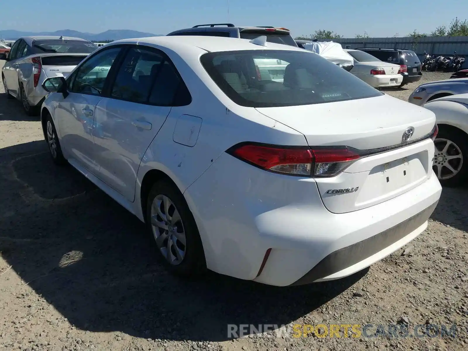 3 Photograph of a damaged car 5YFEPRAE4LP107059 TOYOTA COROLLA 2020