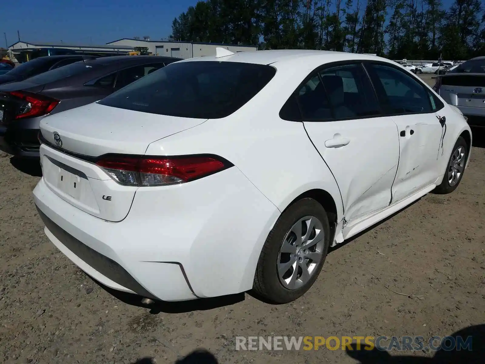 4 Photograph of a damaged car 5YFEPRAE4LP107059 TOYOTA COROLLA 2020