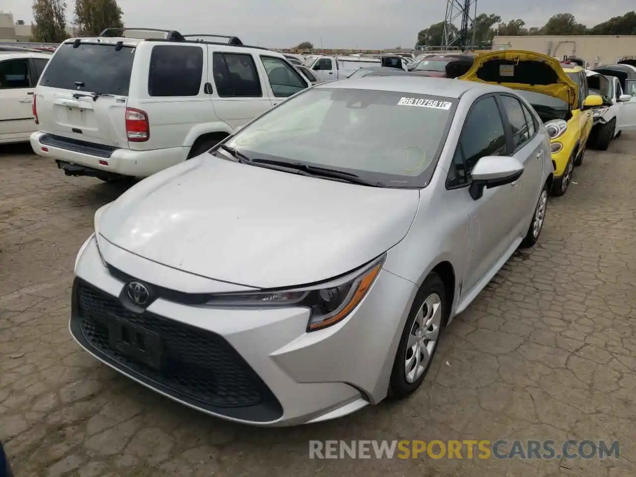 2 Photograph of a damaged car 5YFEPRAE4LP107062 TOYOTA COROLLA 2020