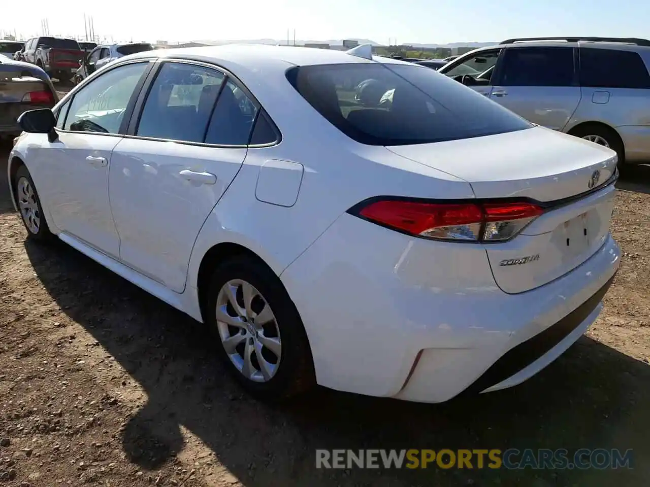 3 Photograph of a damaged car 5YFEPRAE4LP107112 TOYOTA COROLLA 2020