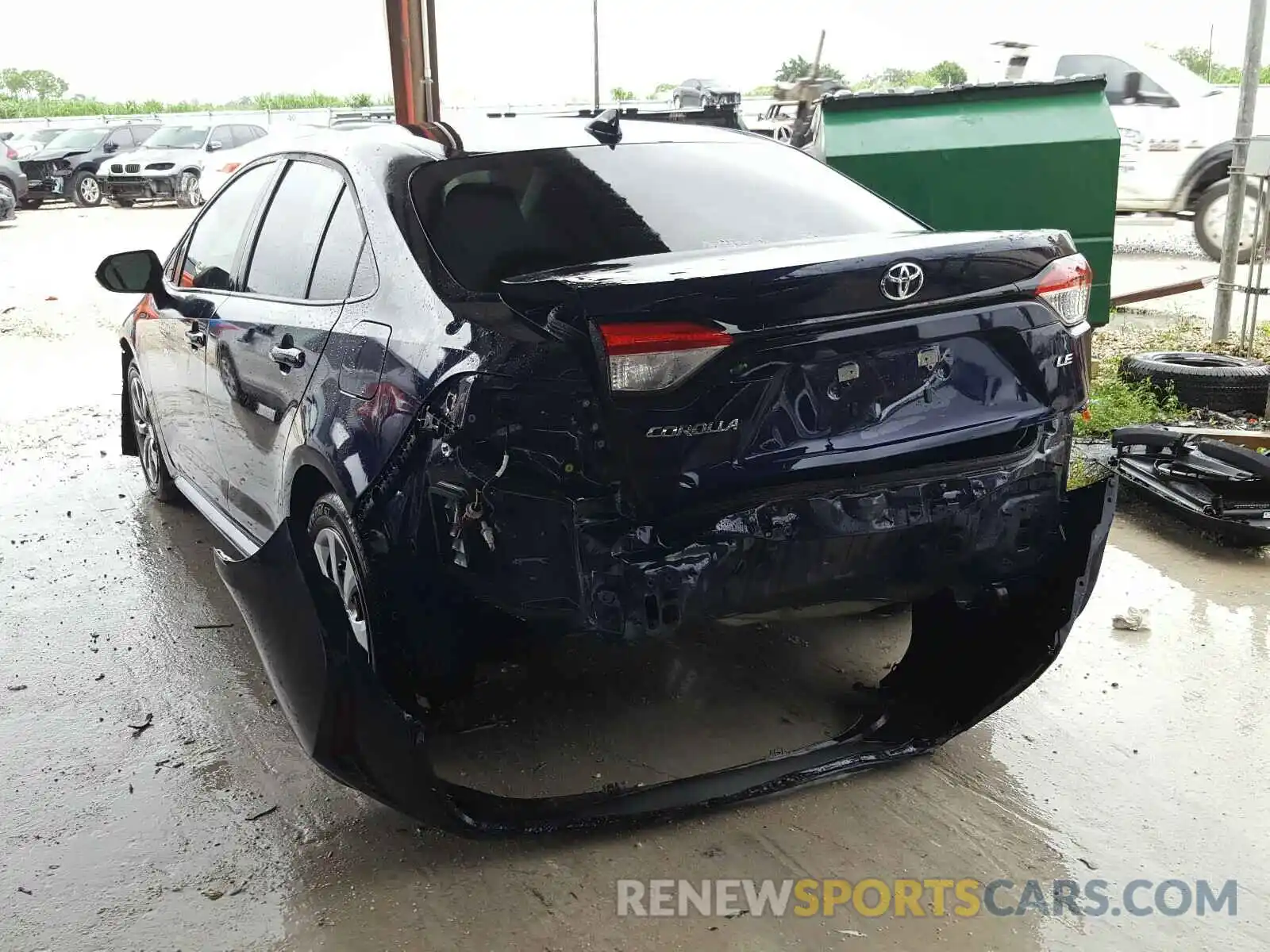 3 Photograph of a damaged car 5YFEPRAE4LP107224 TOYOTA COROLLA 2020