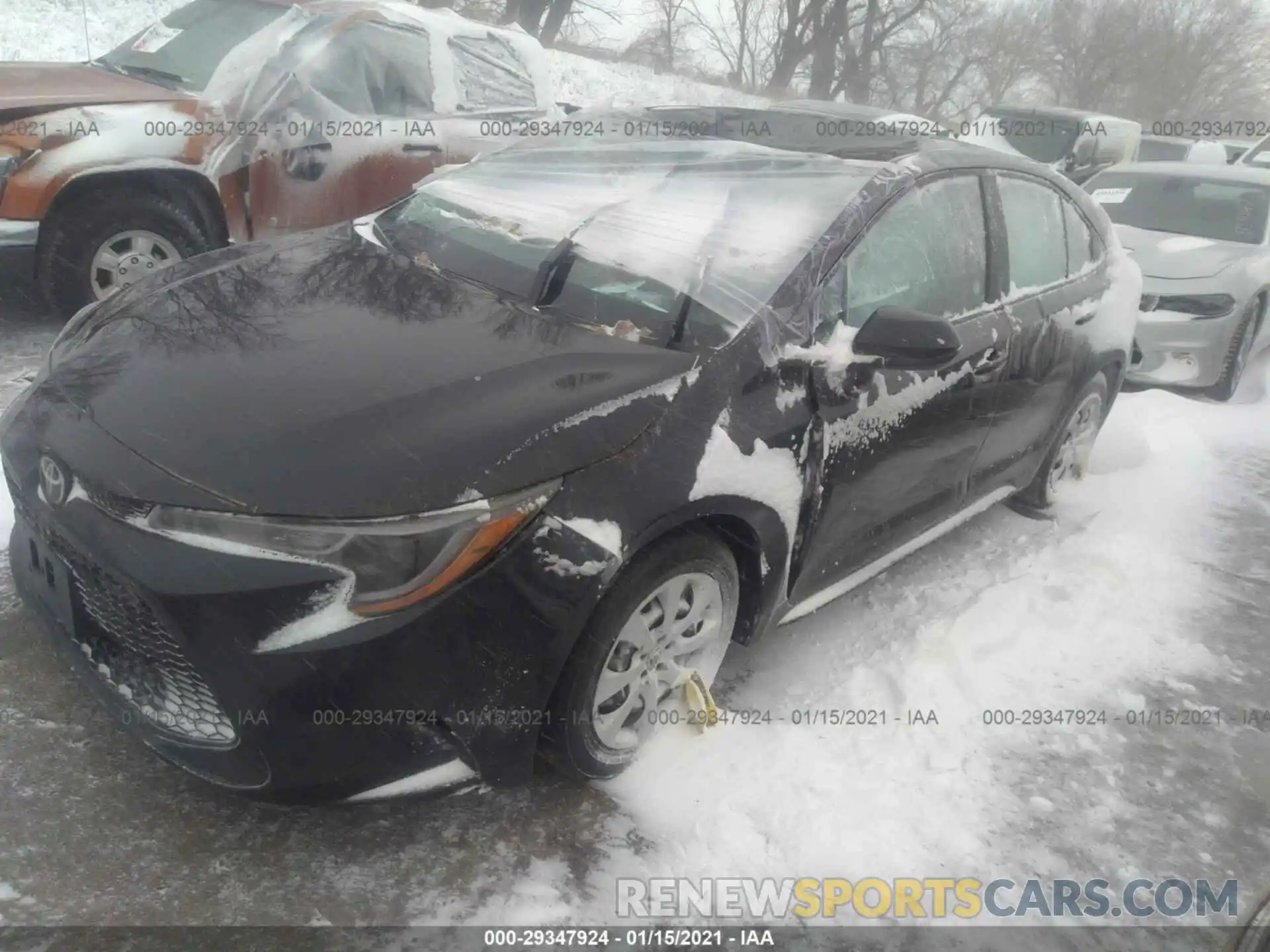 2 Photograph of a damaged car 5YFEPRAE4LP108681 TOYOTA COROLLA 2020