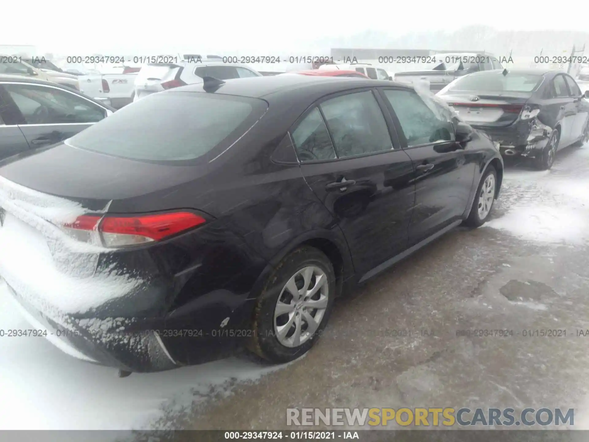 4 Photograph of a damaged car 5YFEPRAE4LP108681 TOYOTA COROLLA 2020