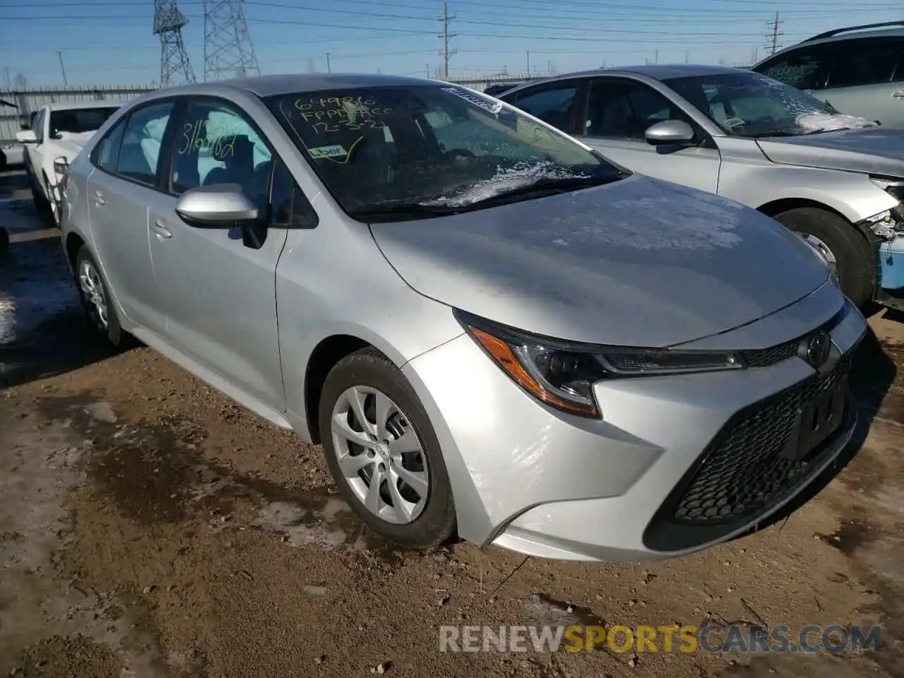 1 Photograph of a damaged car 5YFEPRAE4LP108762 TOYOTA COROLLA 2020