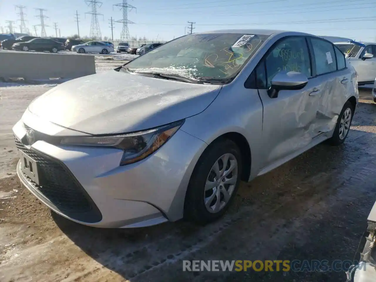 2 Photograph of a damaged car 5YFEPRAE4LP108762 TOYOTA COROLLA 2020