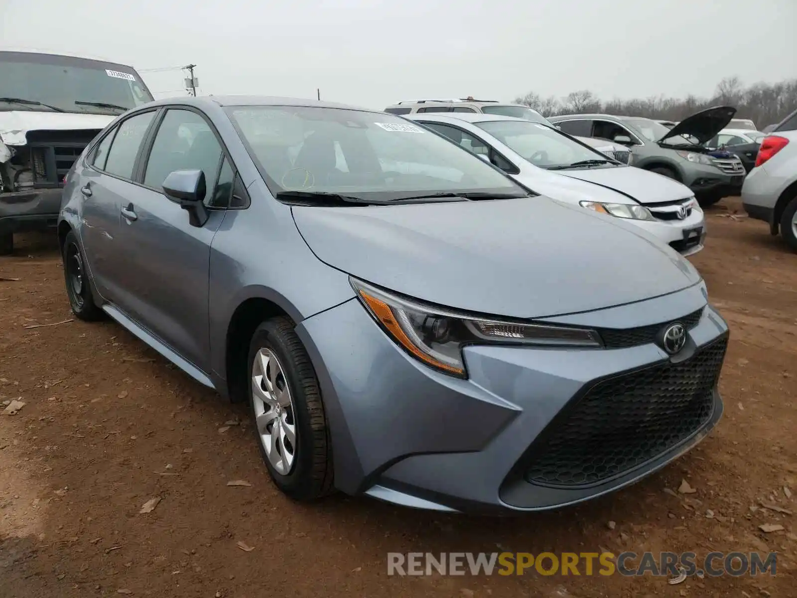 1 Photograph of a damaged car 5YFEPRAE4LP108907 TOYOTA COROLLA 2020