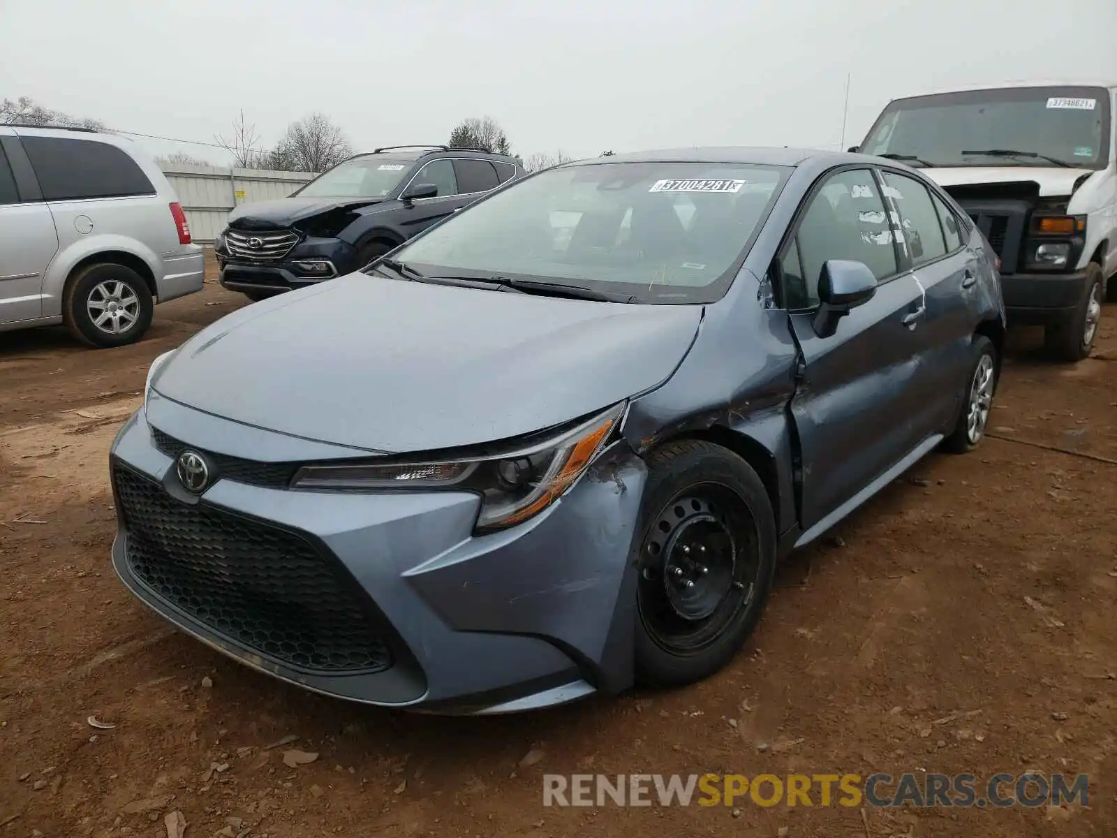 2 Photograph of a damaged car 5YFEPRAE4LP108907 TOYOTA COROLLA 2020