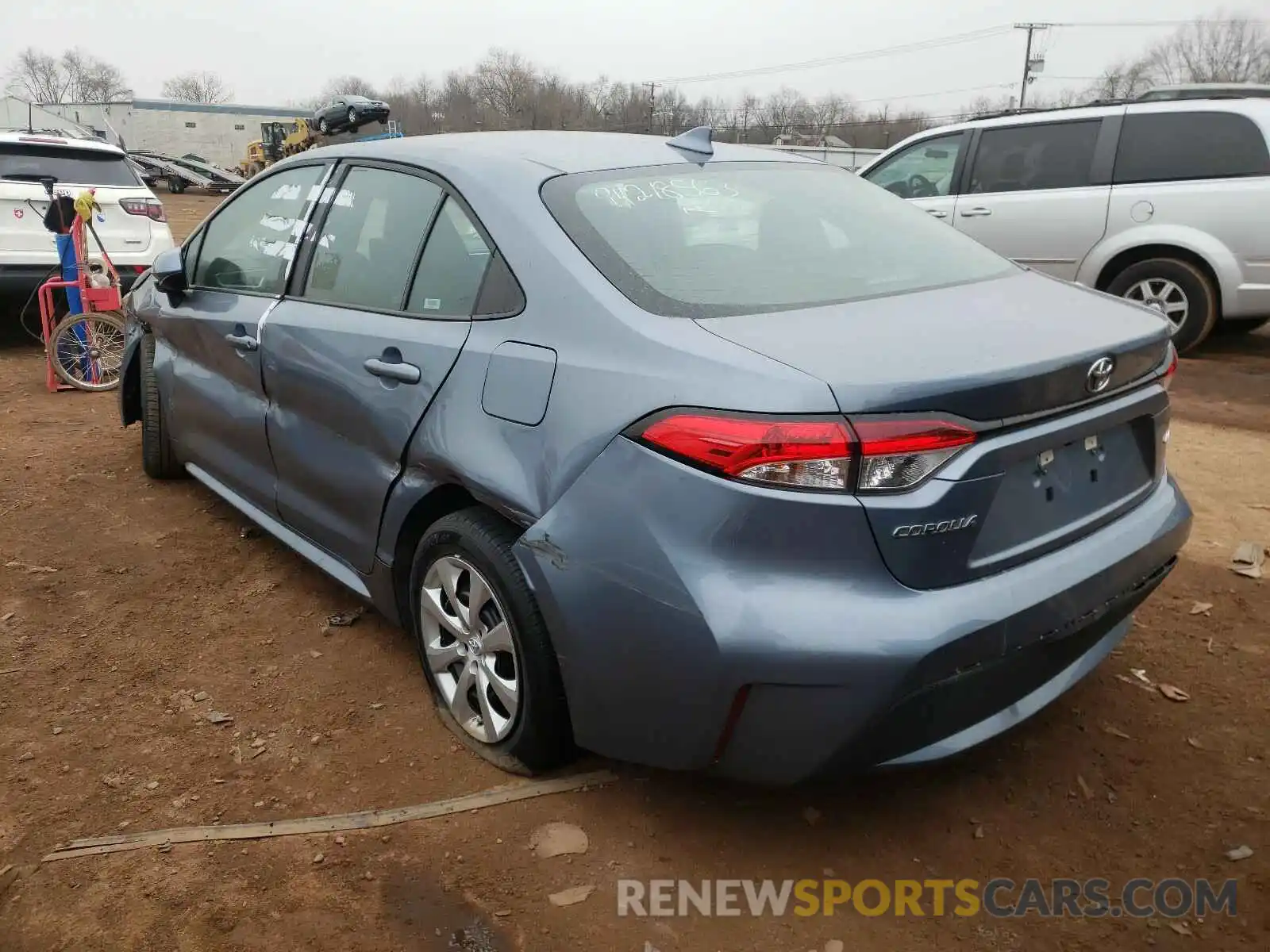 3 Photograph of a damaged car 5YFEPRAE4LP108907 TOYOTA COROLLA 2020