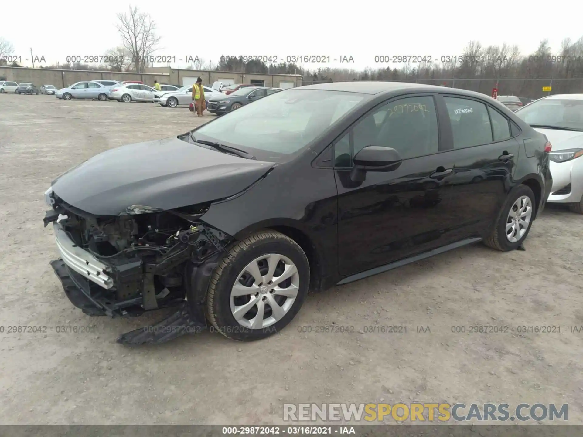 2 Photograph of a damaged car 5YFEPRAE4LP109023 TOYOTA COROLLA 2020