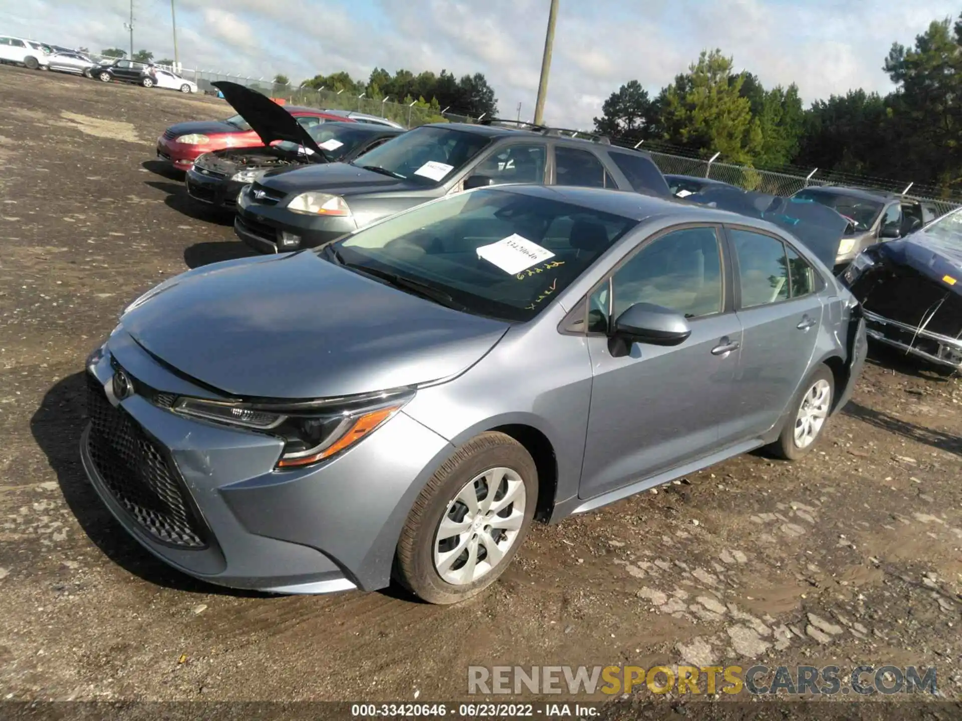 2 Photograph of a damaged car 5YFEPRAE4LP109104 TOYOTA COROLLA 2020