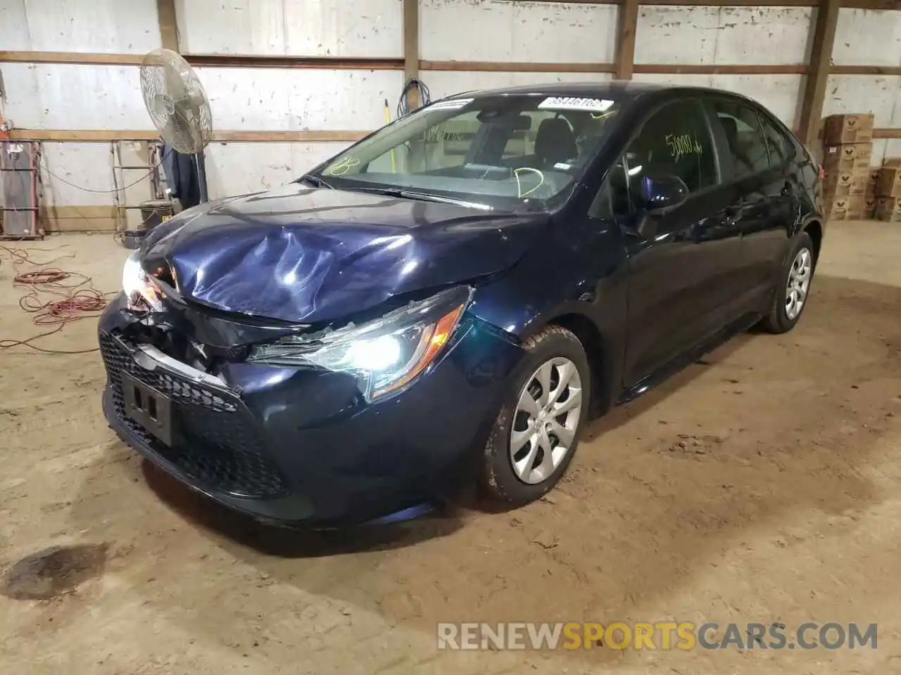 2 Photograph of a damaged car 5YFEPRAE4LP109894 TOYOTA COROLLA 2020