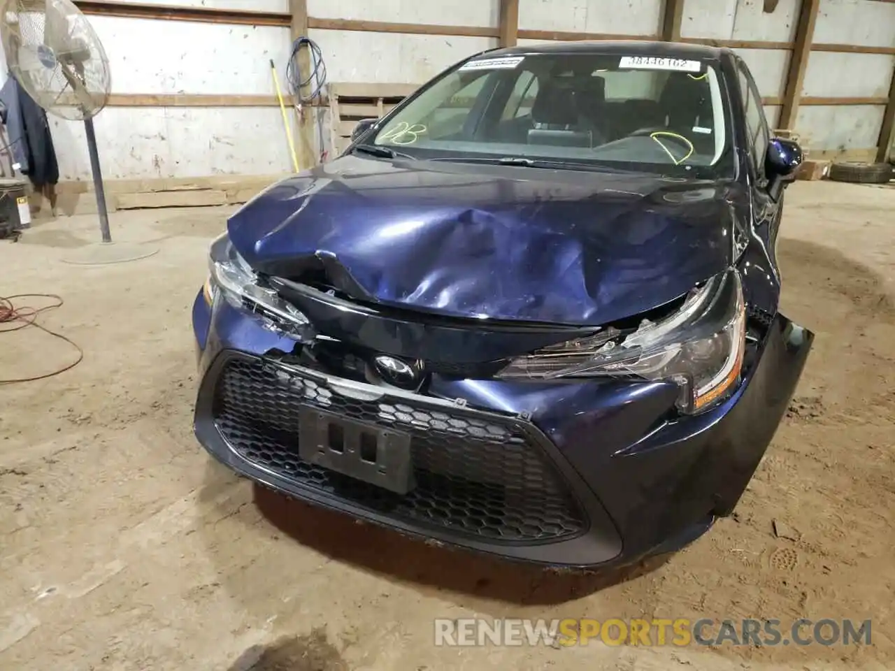 9 Photograph of a damaged car 5YFEPRAE4LP109894 TOYOTA COROLLA 2020