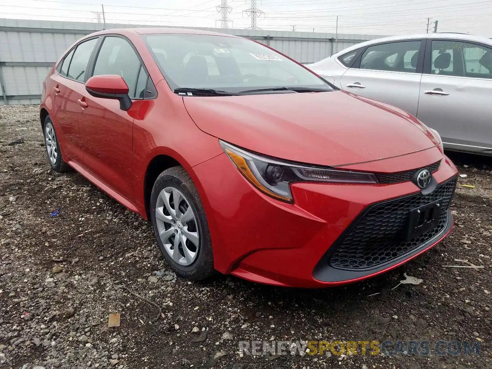 1 Photograph of a damaged car 5YFEPRAE4LP110124 TOYOTA COROLLA 2020