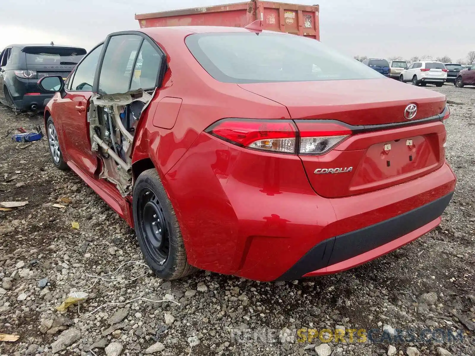 3 Photograph of a damaged car 5YFEPRAE4LP110124 TOYOTA COROLLA 2020