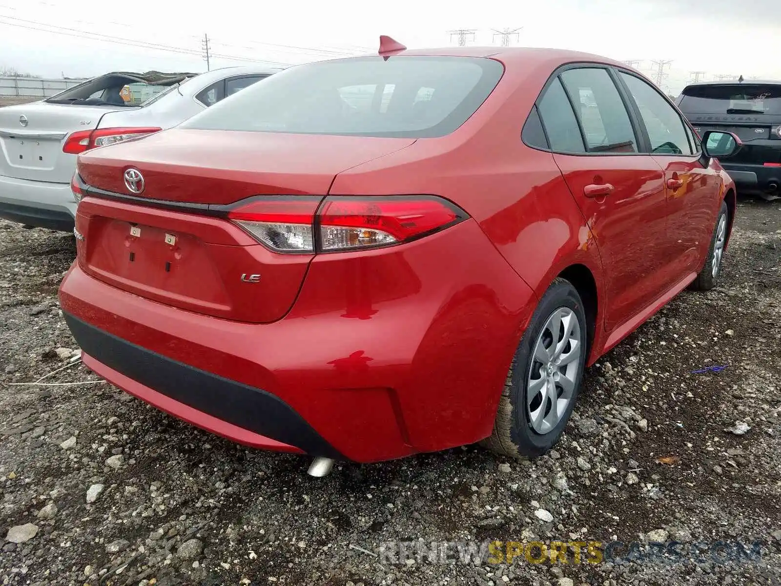 4 Photograph of a damaged car 5YFEPRAE4LP110124 TOYOTA COROLLA 2020