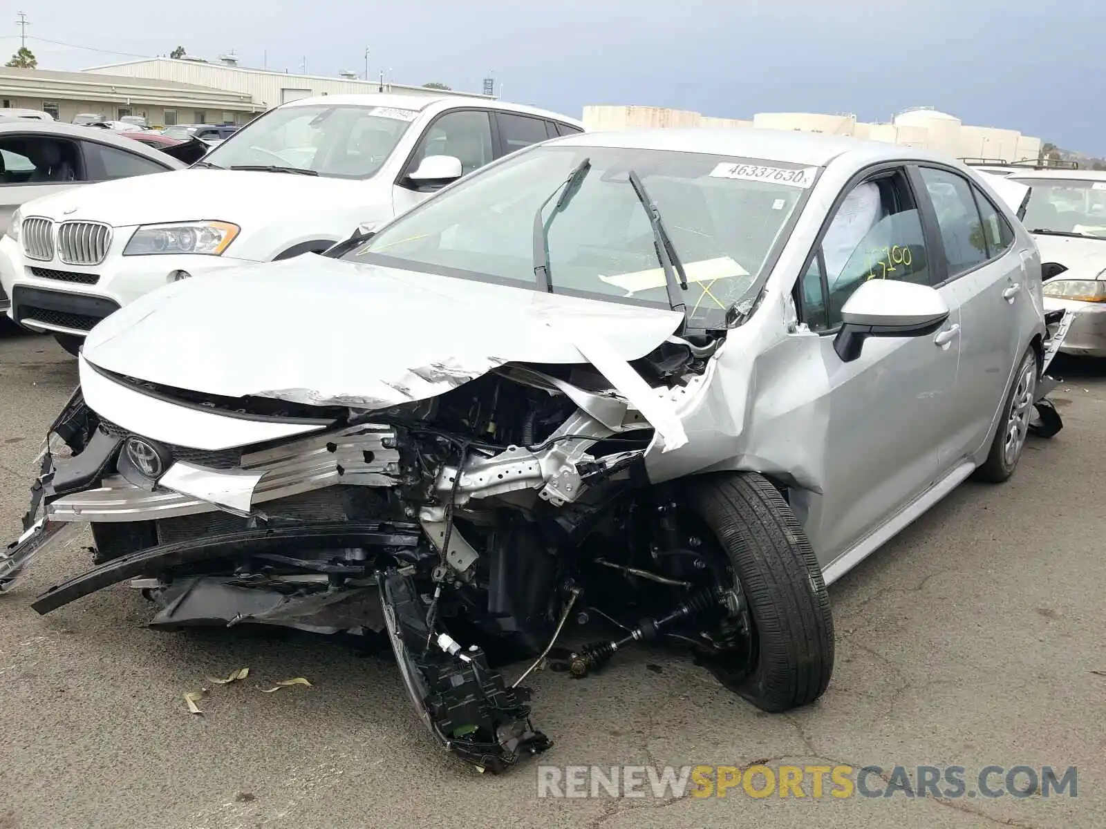 2 Фотография поврежденного автомобиля 5YFEPRAE4LP110706 TOYOTA COROLLA 2020