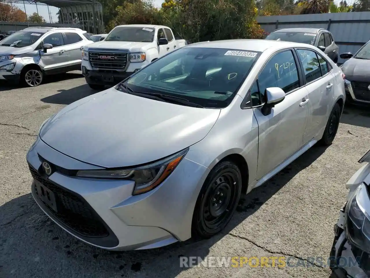 2 Photograph of a damaged car 5YFEPRAE4LP110818 TOYOTA COROLLA 2020