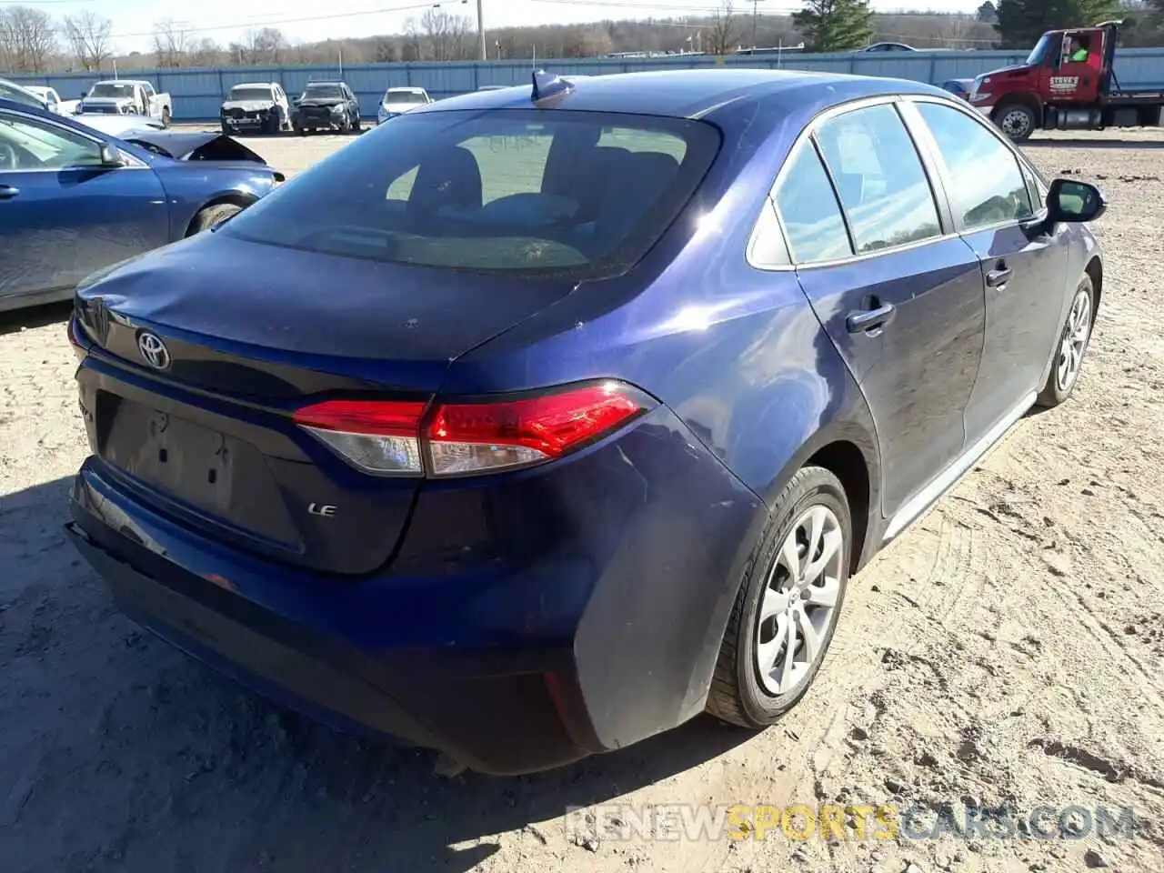 4 Photograph of a damaged car 5YFEPRAE4LP110852 TOYOTA COROLLA 2020