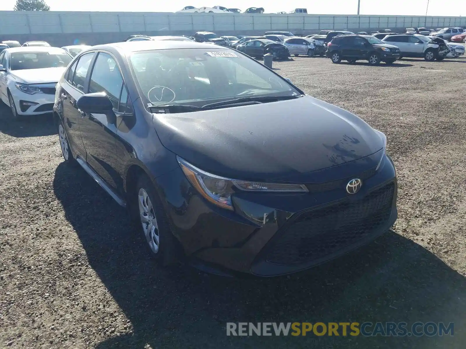 1 Photograph of a damaged car 5YFEPRAE4LP114450 TOYOTA COROLLA 2020