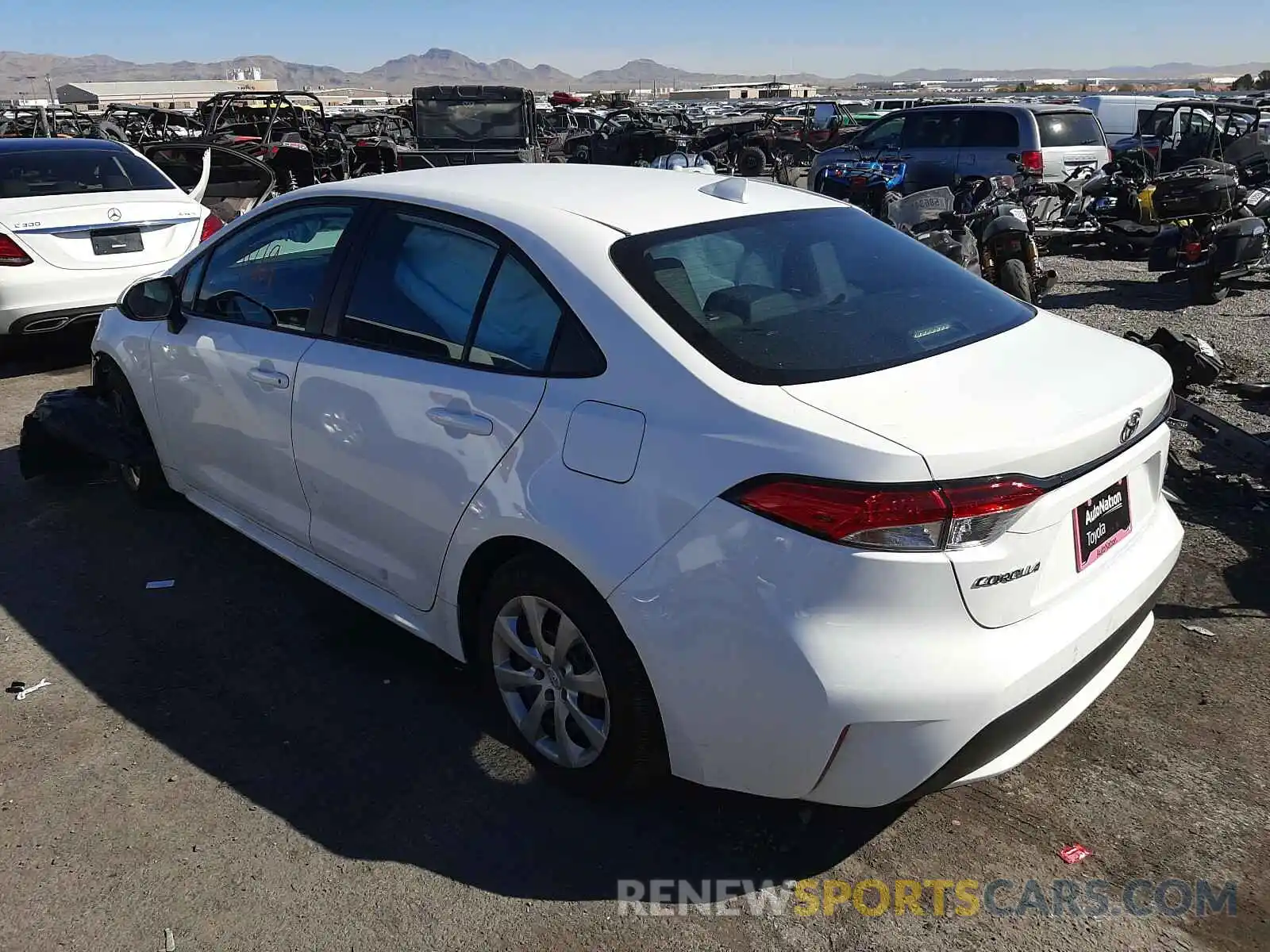 3 Photograph of a damaged car 5YFEPRAE4LP114481 TOYOTA COROLLA 2020