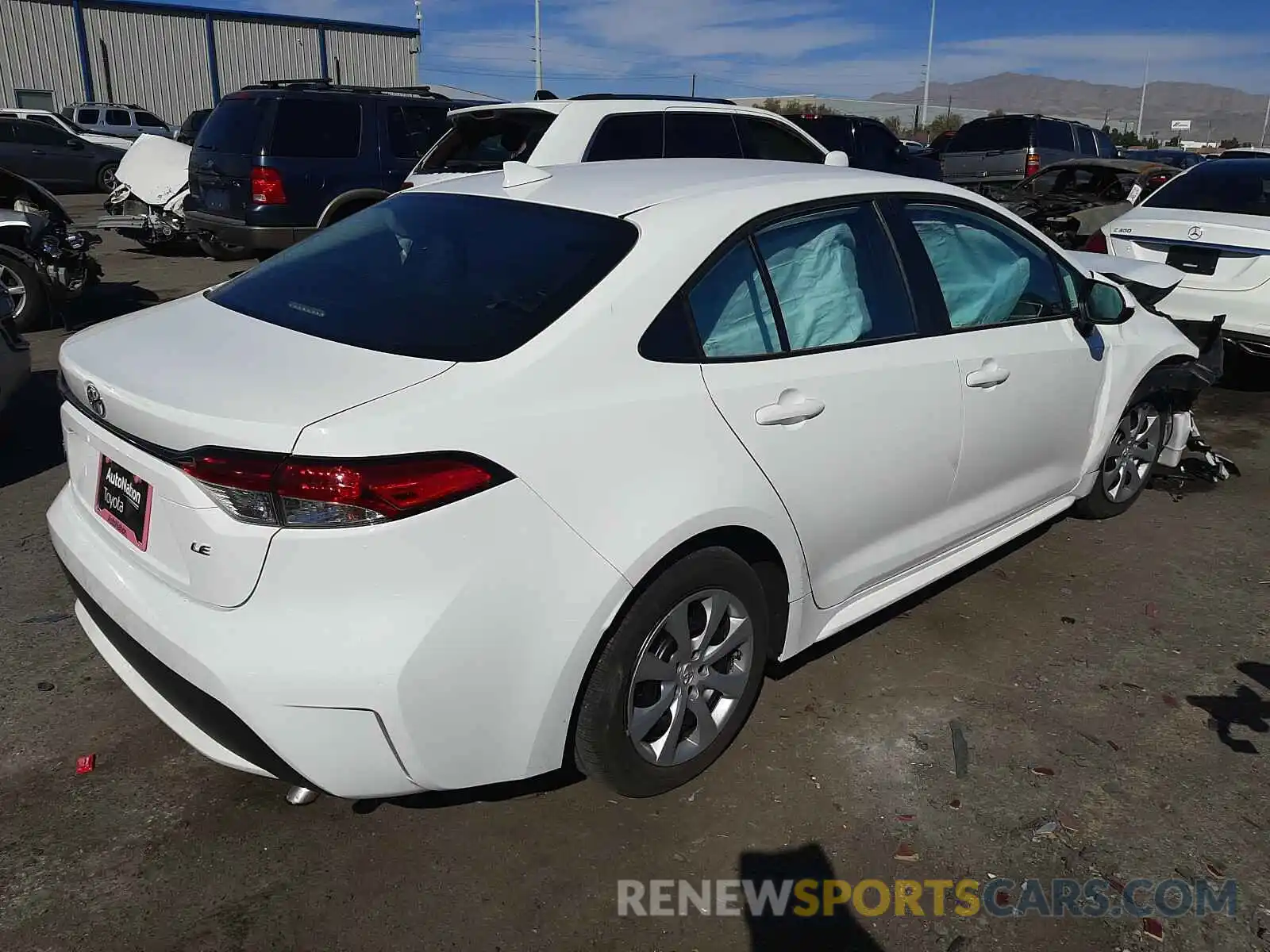 4 Photograph of a damaged car 5YFEPRAE4LP114481 TOYOTA COROLLA 2020