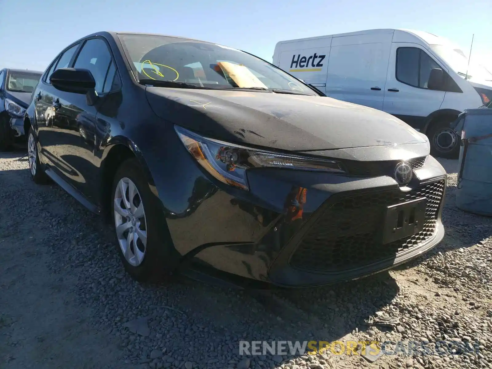 1 Photograph of a damaged car 5YFEPRAE4LP115453 TOYOTA COROLLA 2020