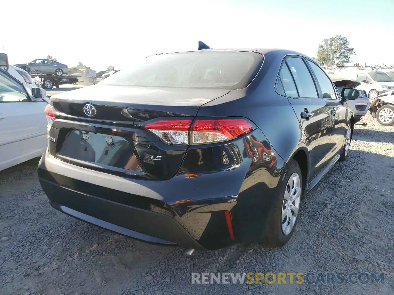 4 Photograph of a damaged car 5YFEPRAE4LP115453 TOYOTA COROLLA 2020