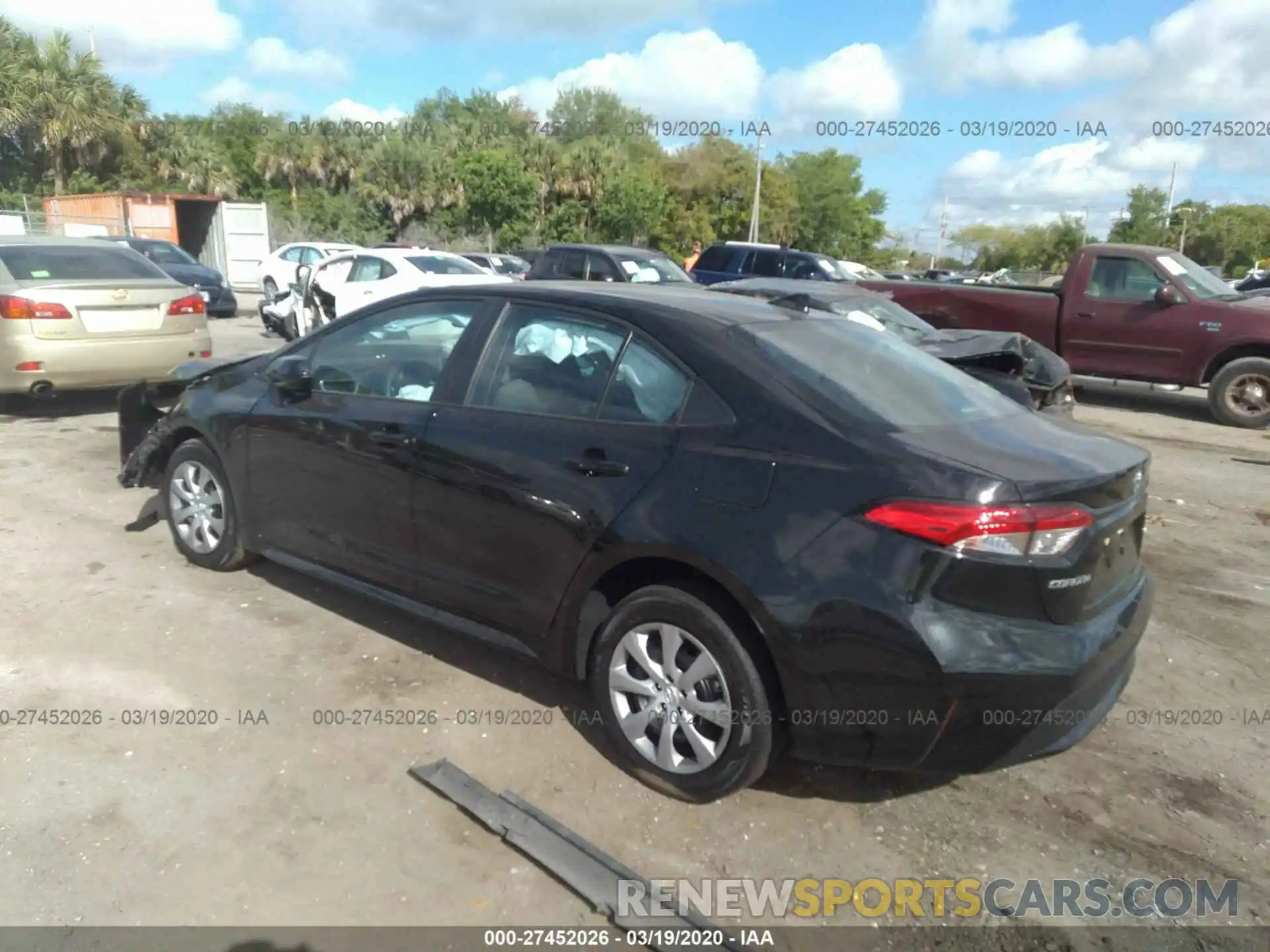 3 Photograph of a damaged car 5YFEPRAE4LP115582 TOYOTA COROLLA 2020