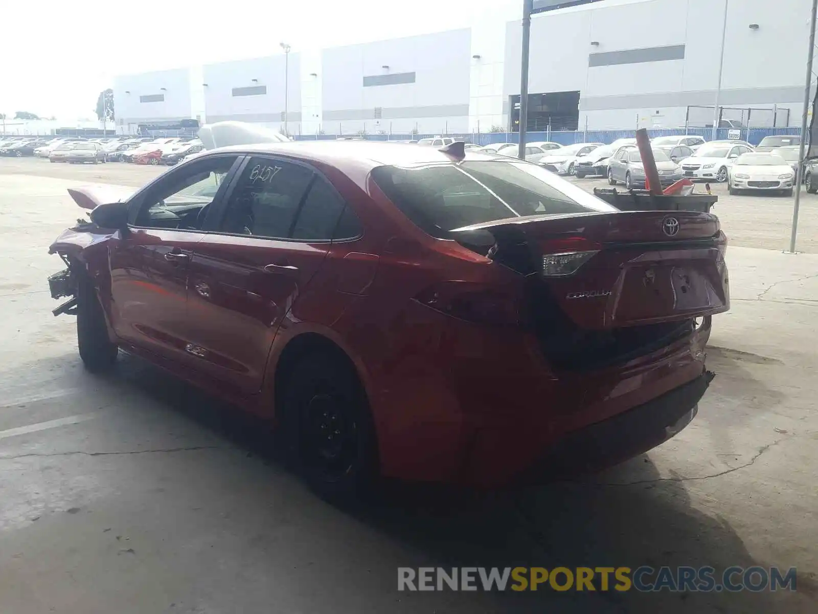 3 Photograph of a damaged car 5YFEPRAE4LP115629 TOYOTA COROLLA 2020