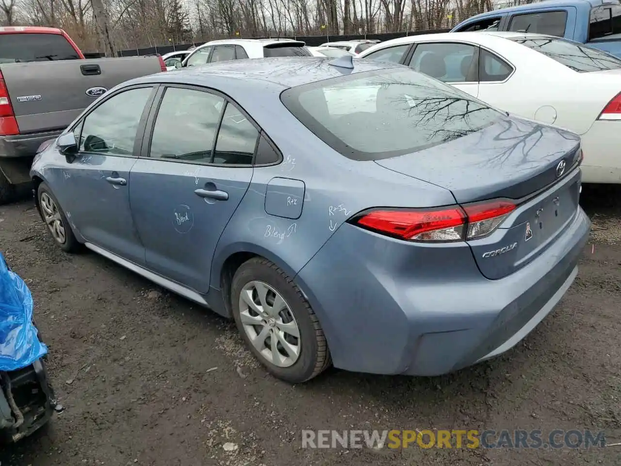 2 Photograph of a damaged car 5YFEPRAE4LP116005 TOYOTA COROLLA 2020