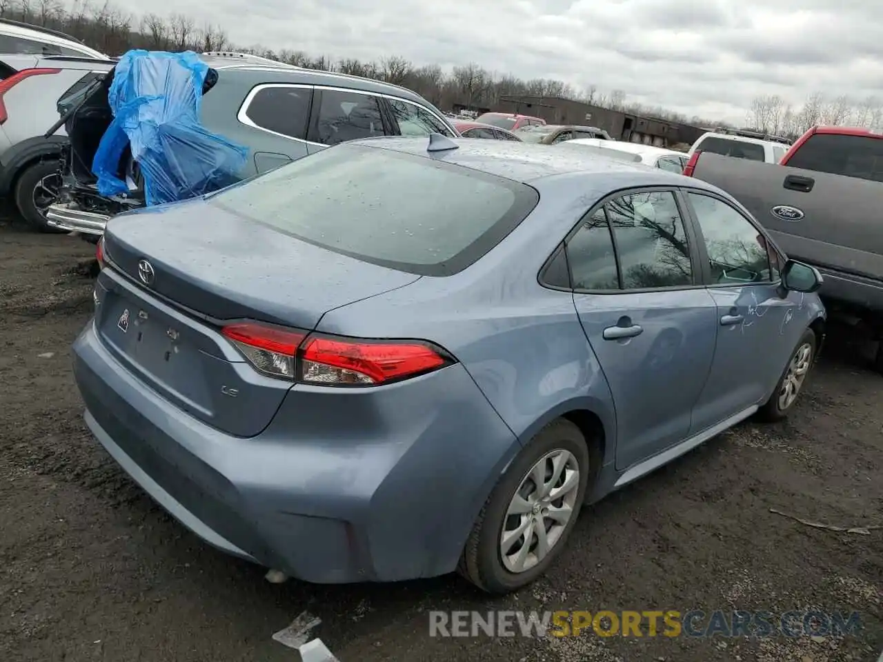 3 Photograph of a damaged car 5YFEPRAE4LP116005 TOYOTA COROLLA 2020