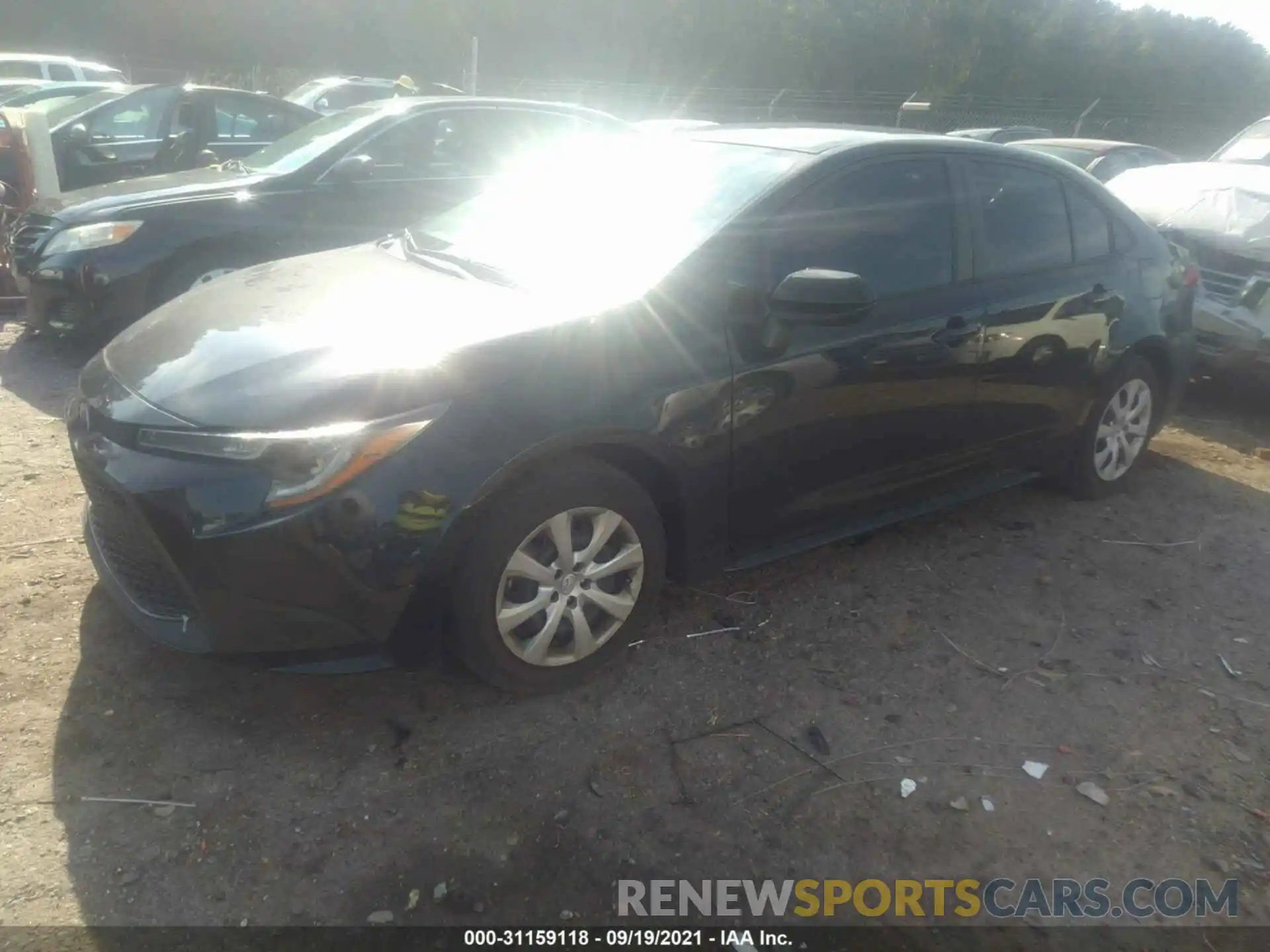 2 Photograph of a damaged car 5YFEPRAE4LP116148 TOYOTA COROLLA 2020