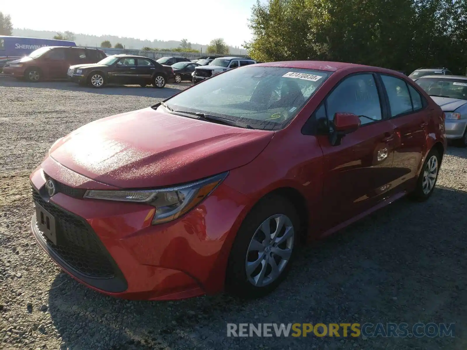 2 Photograph of a damaged car 5YFEPRAE4LP116327 TOYOTA COROLLA 2020