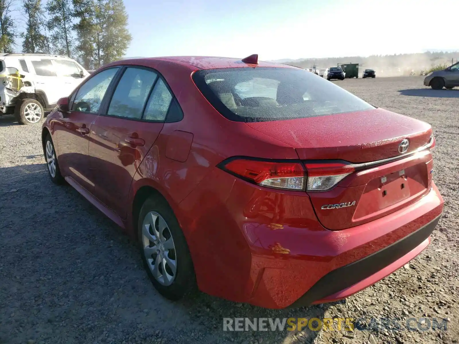 3 Photograph of a damaged car 5YFEPRAE4LP116327 TOYOTA COROLLA 2020