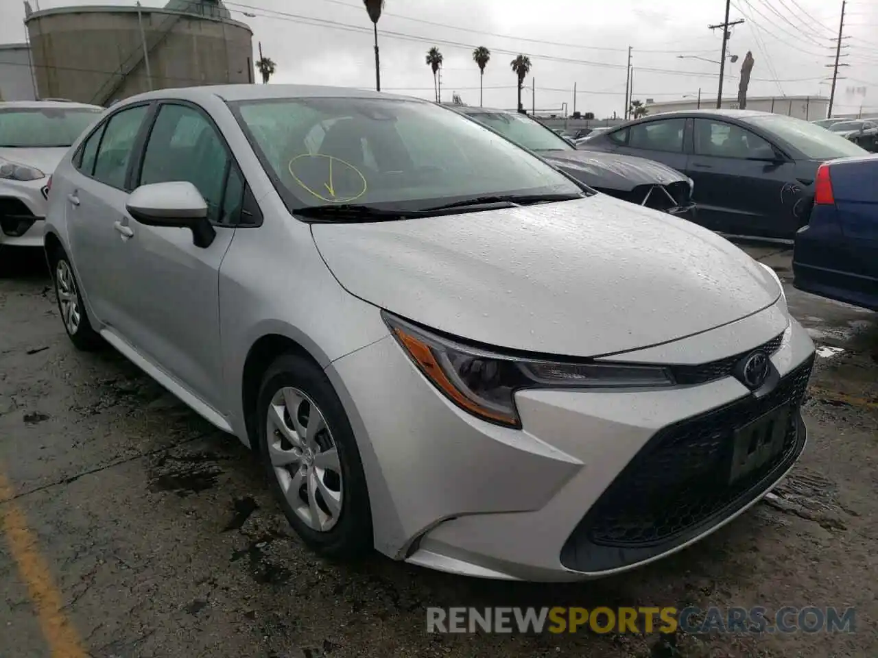 1 Photograph of a damaged car 5YFEPRAE4LP116506 TOYOTA COROLLA 2020