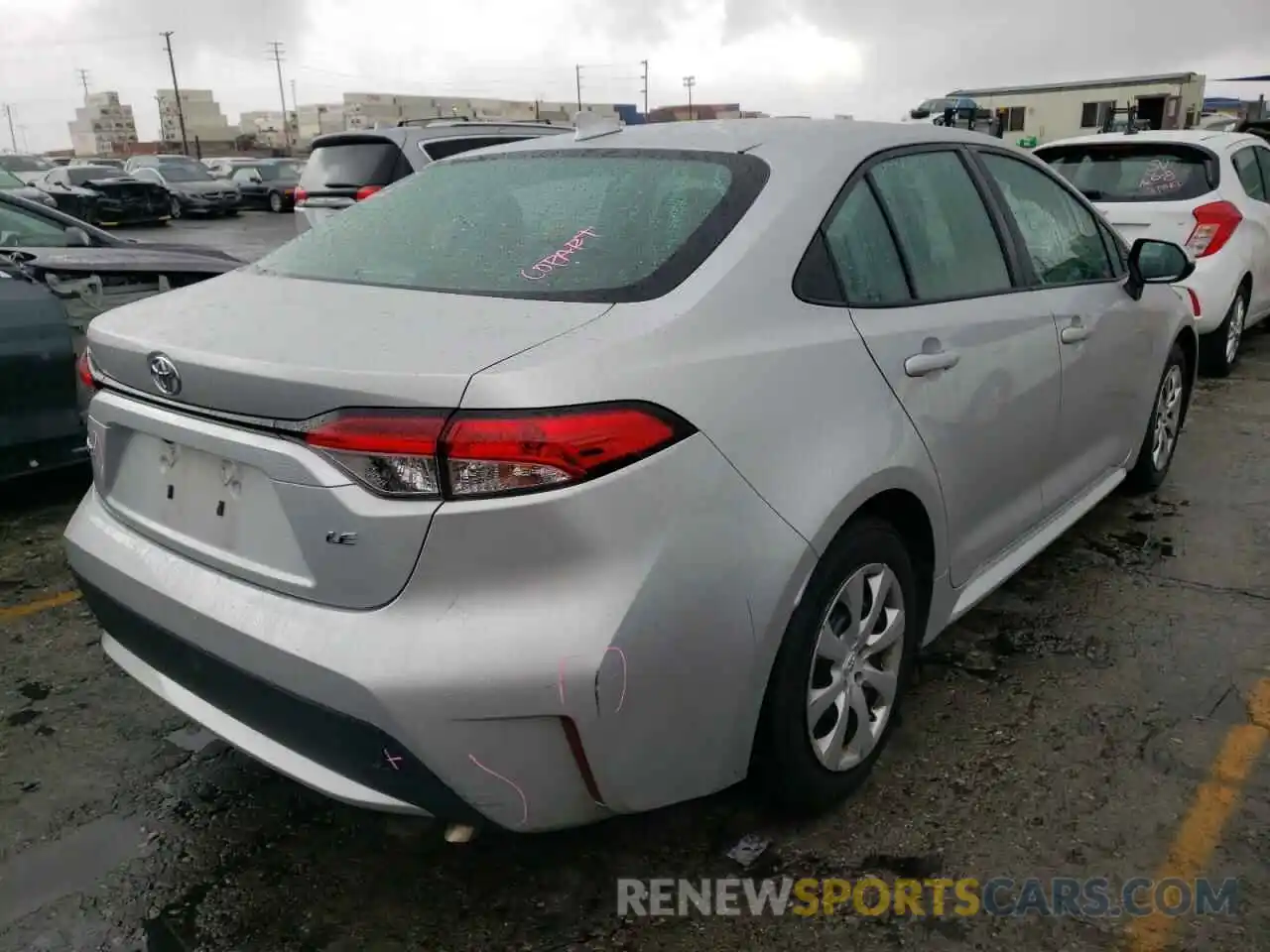 4 Photograph of a damaged car 5YFEPRAE4LP116506 TOYOTA COROLLA 2020