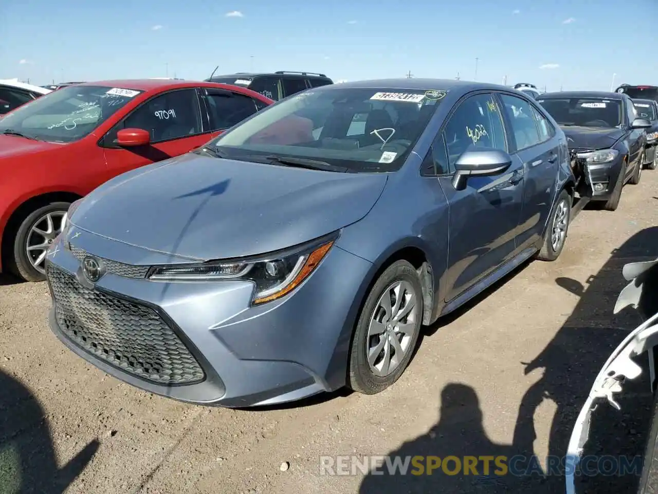 2 Photograph of a damaged car 5YFEPRAE4LP117025 TOYOTA COROLLA 2020