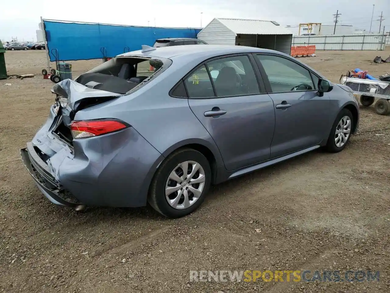 4 Photograph of a damaged car 5YFEPRAE4LP117025 TOYOTA COROLLA 2020