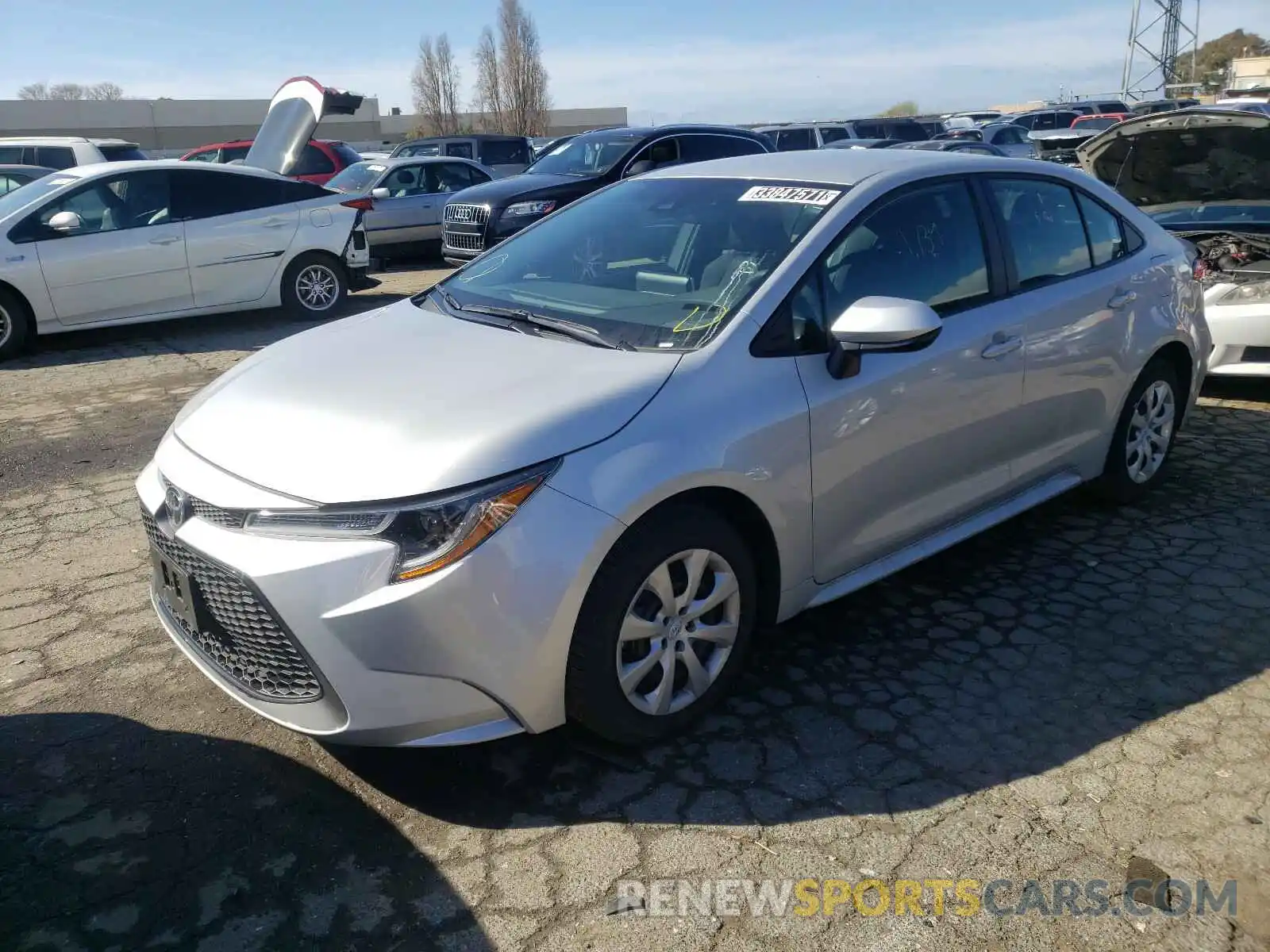 2 Photograph of a damaged car 5YFEPRAE4LP117882 TOYOTA COROLLA 2020