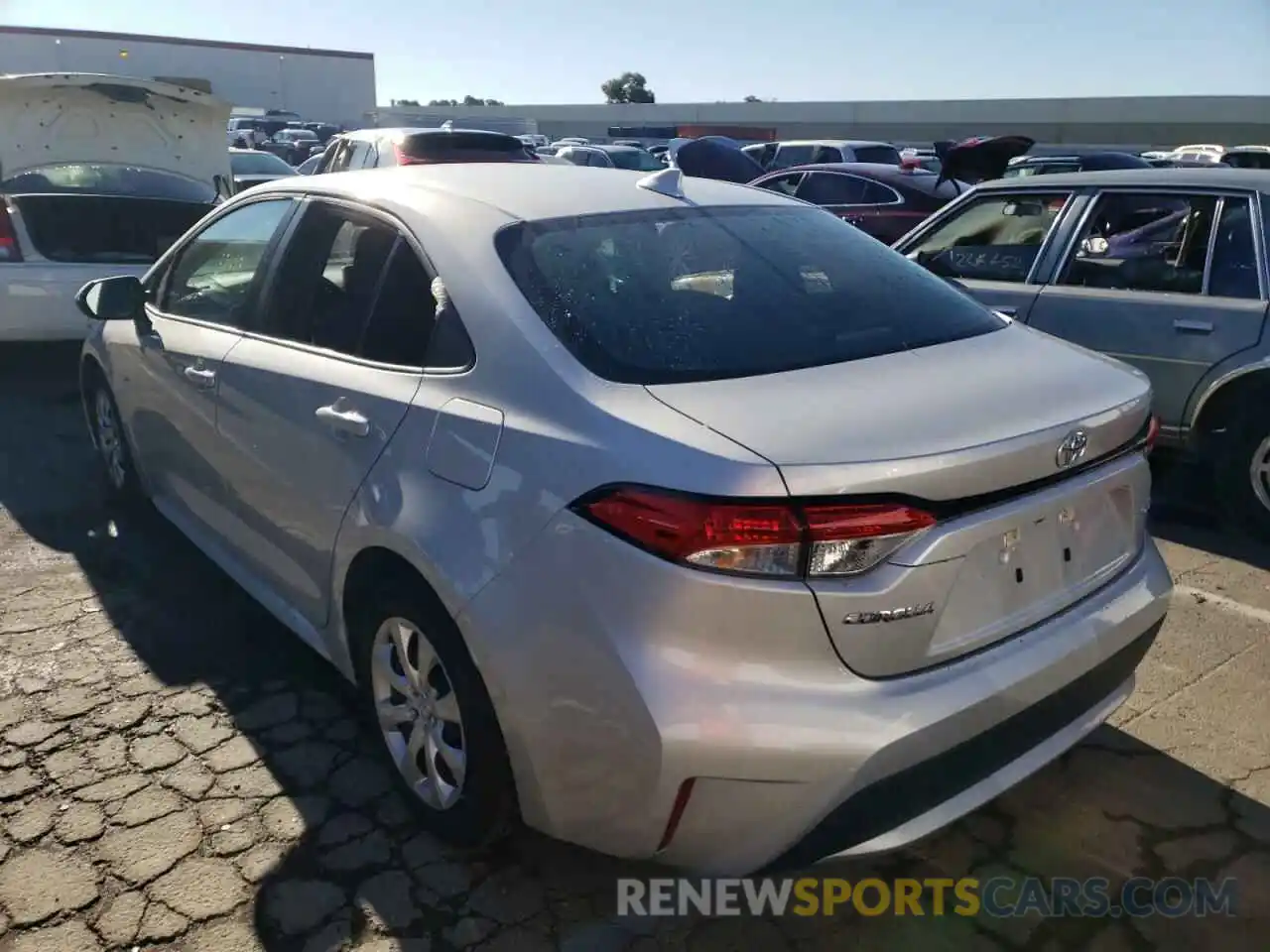 3 Photograph of a damaged car 5YFEPRAE4LP118403 TOYOTA COROLLA 2020